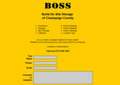 BOSS - Build On Site Storage